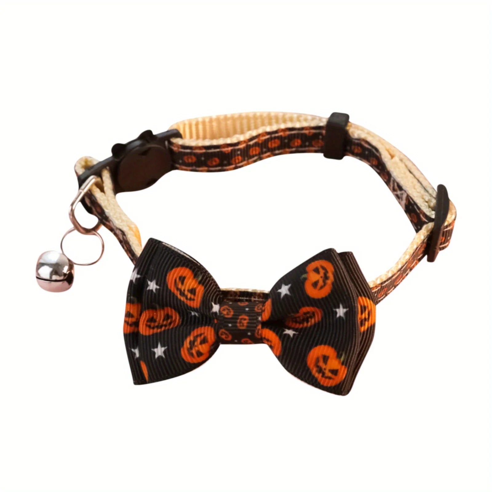 Halloween Pet Collar For Cats And Dogs Safety Buckle Necklace Accessories Pumpkins Hat