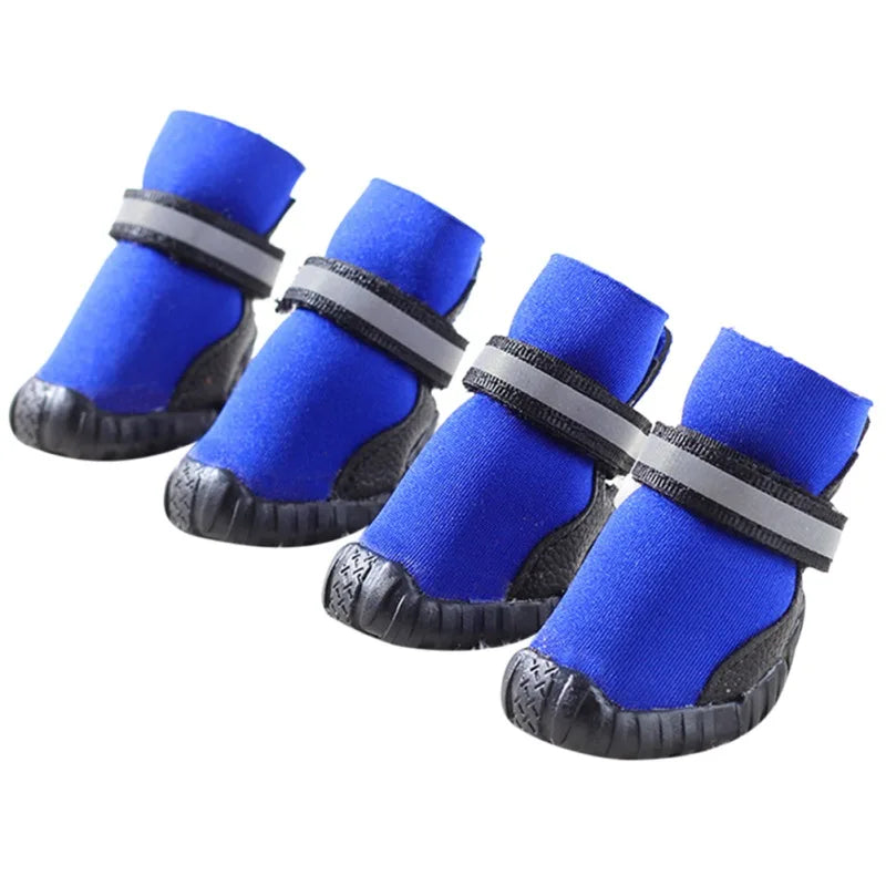 Shoes For Dogs Winter Pet Dog Shoes For Small Dogs Warm Snow Boots Waterproof Fur Non Slip Chihuahua Shoes Reflective Dog Boots