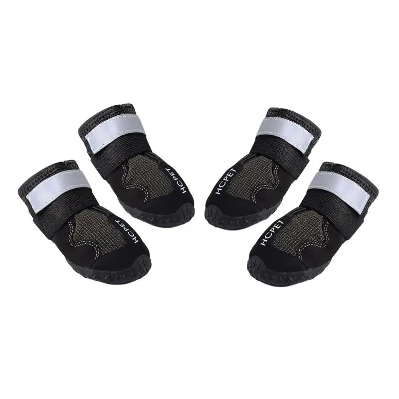 4pcs Reflective Shoes For Large Dogs Boots Waterproof Socks Non-Slip Medium Dog Covers For Labrador Alaska Golden Retriever