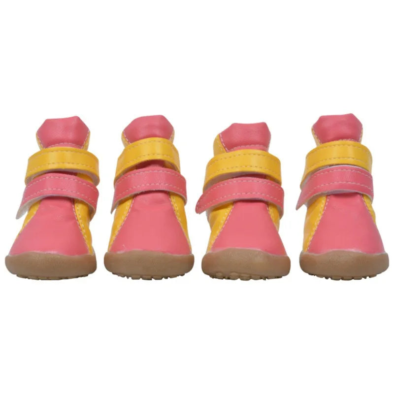 Shoes For Dogs Winter Pet Dog Shoes For Small Dogs Warm Snow Boots Waterproof Fur Non Slip Chihuahua Shoes Reflective Dog Boots