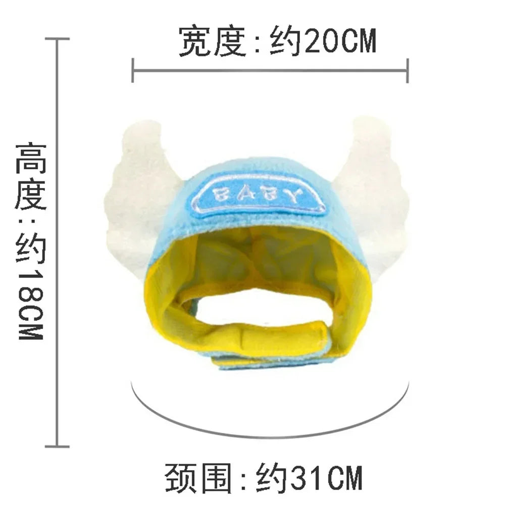 Pet Head Adorable Cat & Dog Beanie Cute & Soft Fleece Kitten Hat Puppy Headwear for Halloween and Christmas Pet Cap Accessories