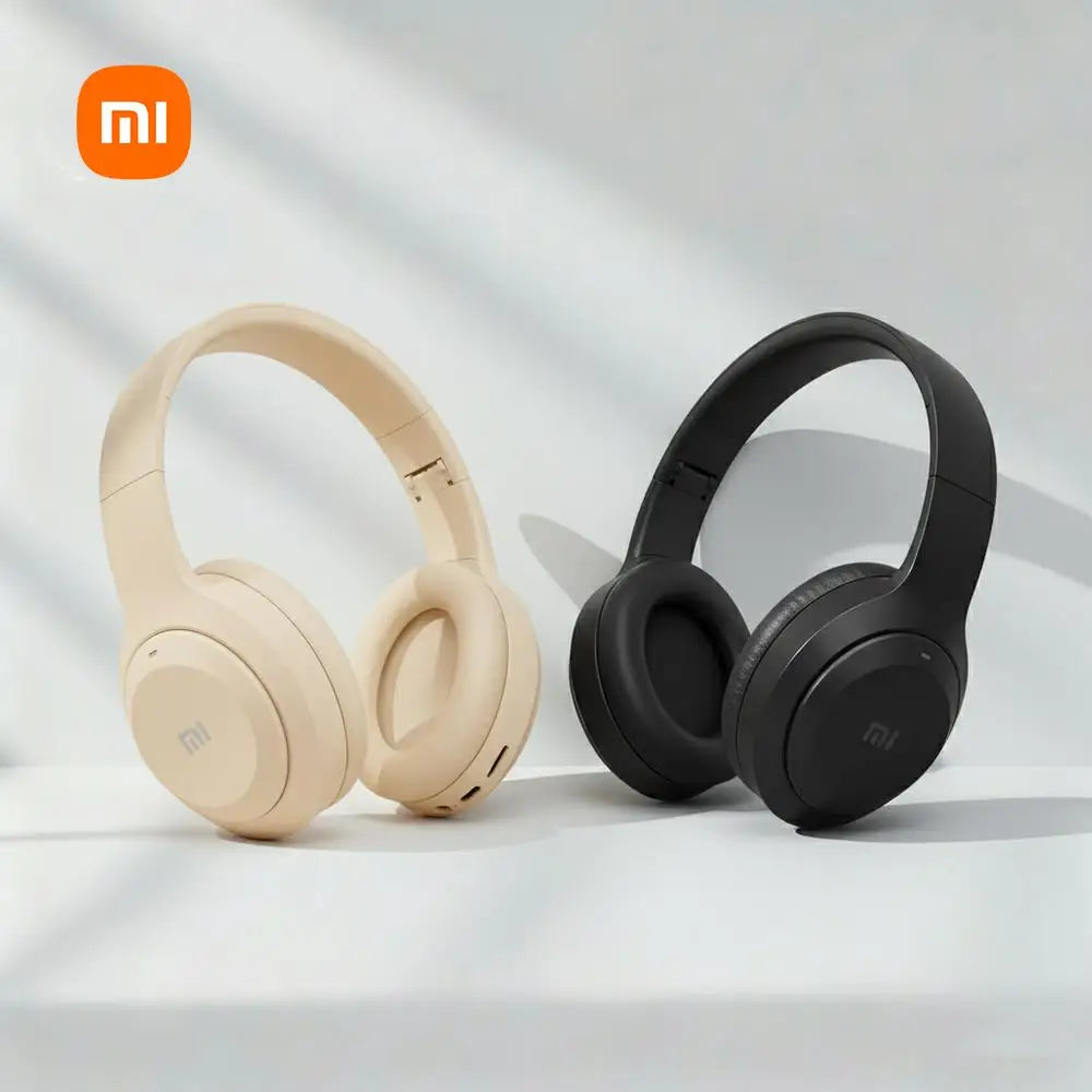 Xiaomi Wireless Bluetooth Headphones Lightweight for Sport HiFi Stereo Foldable Over Ear Headset Suitable for Samsung iPhone PC