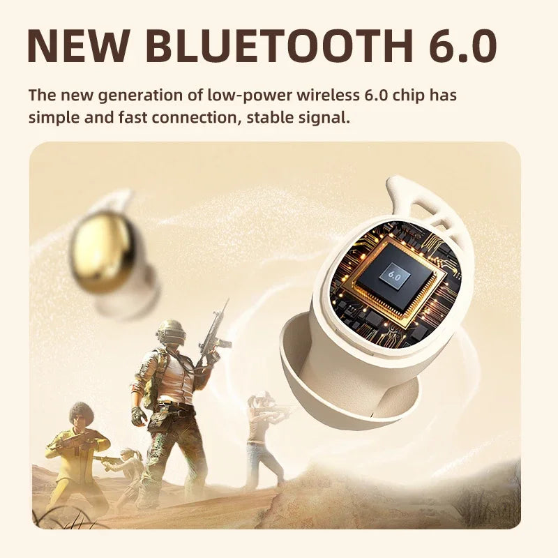 S13 Vibration Roller Earphones Bluetooth Touch Control in-Ear Earbuds Mini Skin Friendly Massage Vibration Wireless Headphones