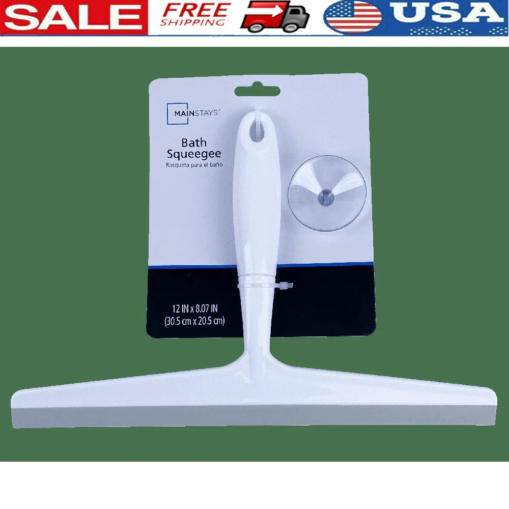 Shower Squeegee with Ergonomic Grip Extendable Handle Easy Storage and Efficient Cleaning 10 Inch Tool Bathroom Use