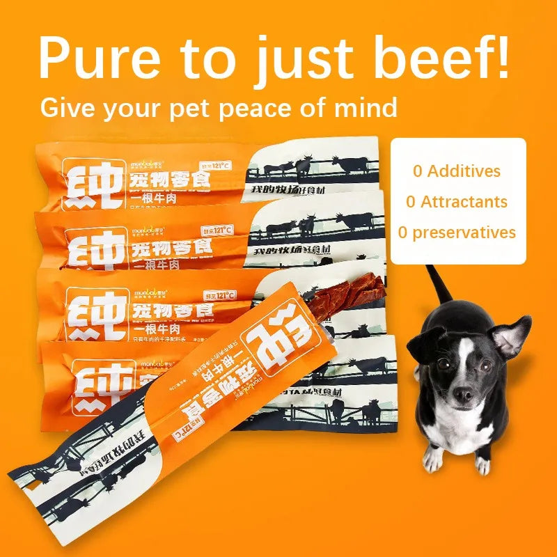 Beef Jerky 25g Chicken Jerky 500g Cat Snacks Pure Beef Jerky Nutritious Delicious Preservative Free Beef Strips Dog Snacks Food