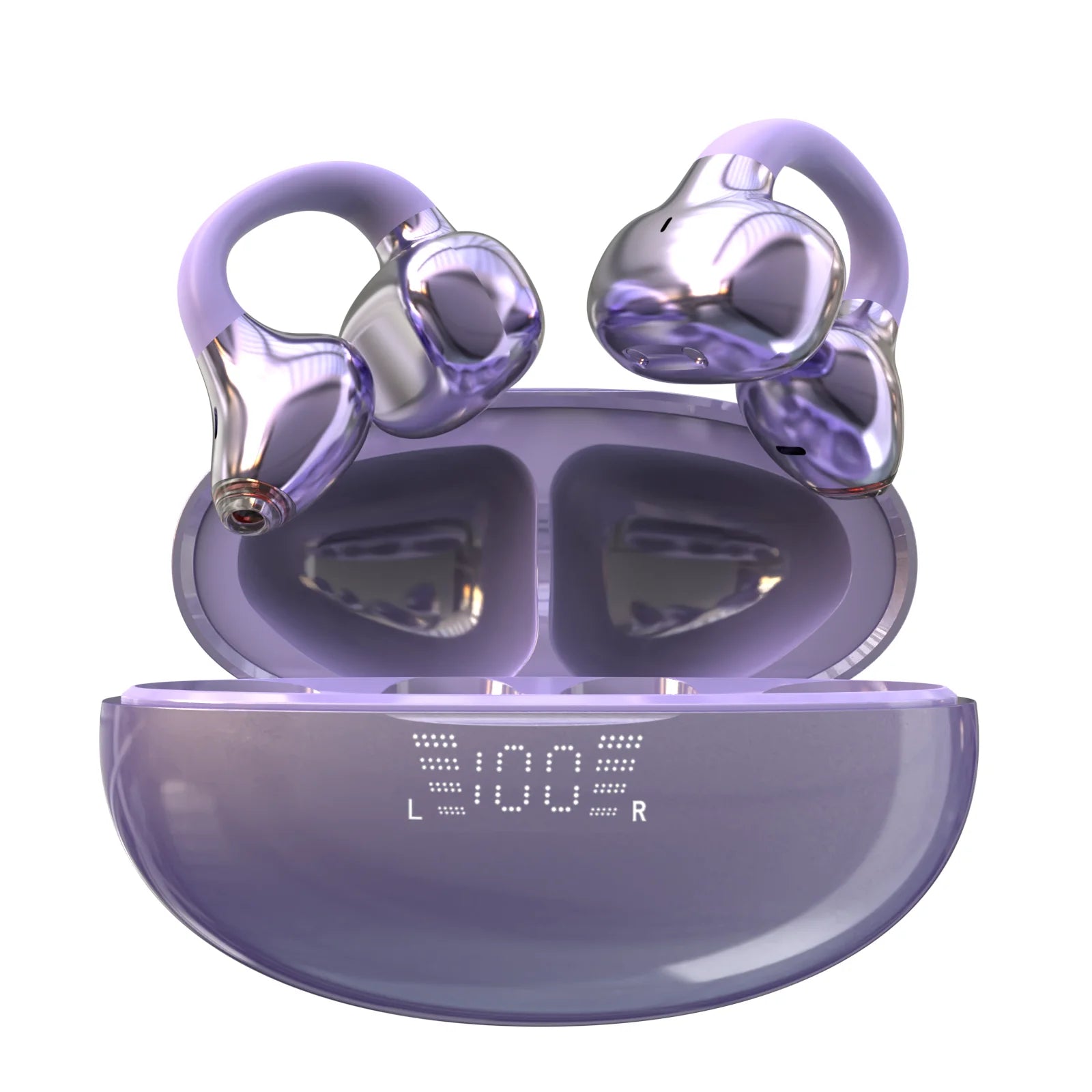 SK39 Wireless Bluetooth Earphones 6.0,Ear Clip Headphones,Sports Noise Reduction Headset Voice Call Earbuds,Adults Surprise Gift