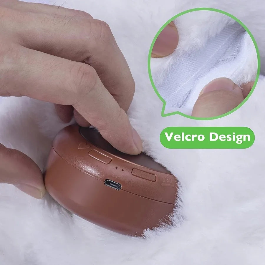 Heartbeat Toy Warm Heat Heartbeat Stuffed Animal for Dog Anxiety Relief Toy Dog Calming Toy for Puppy Behavioral Aid Training S