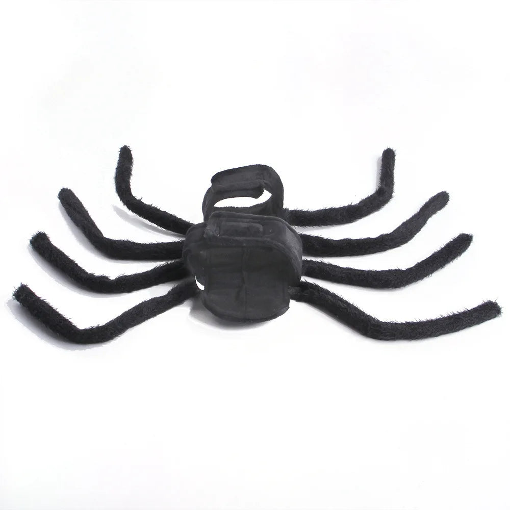 Halloween Black Spider Cosplay Costume Funny Spider Pet Costume Dress Up for Cat Small Medium Large Dogs Pet Accessories
