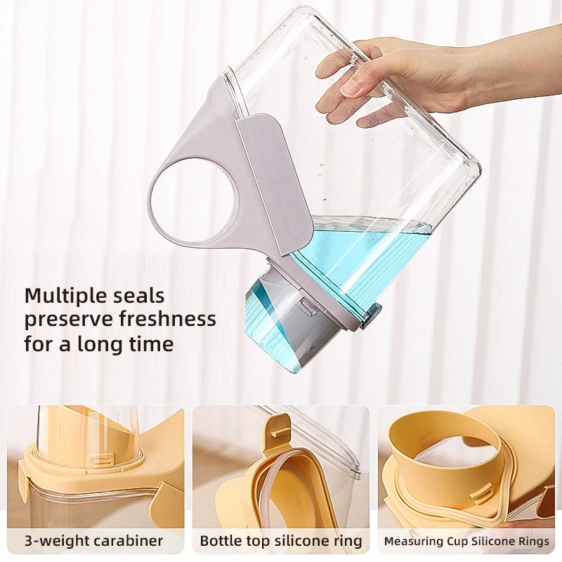 HOOPET Cat Food Storage Bucket Dog Food Sealed Moisture Resistant Grain Storage Cat Feed Canister Storage Box Storage Volume