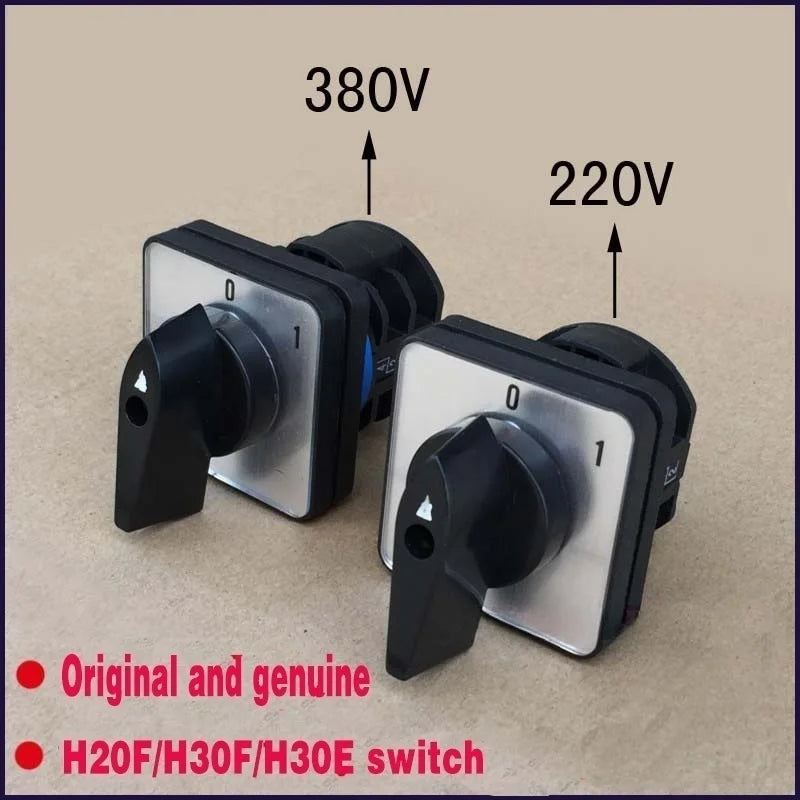 New B20 B25 B30 H20 30 type mixer switches Overload reset button position egg-beating machine switch Switch 380V