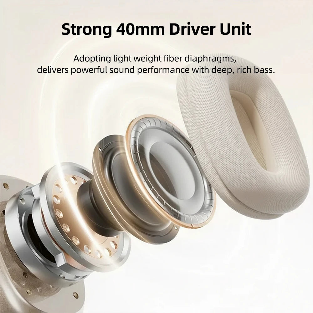 Xiaomi Wireless Bluetooth Headphones Lightweight for Sport HiFi Stereo Foldable Over Ear Headset Suitable for Samsung iPhone PC