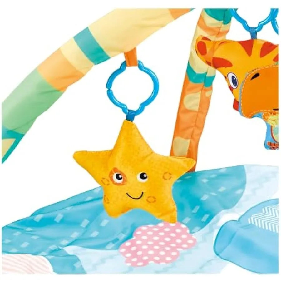 Puppy Play Gym - Dog Play Mat and Cat Play Mat - Pet Activity Center with Squeaky Toys - Interactive Sensory Mat for Pets Suita