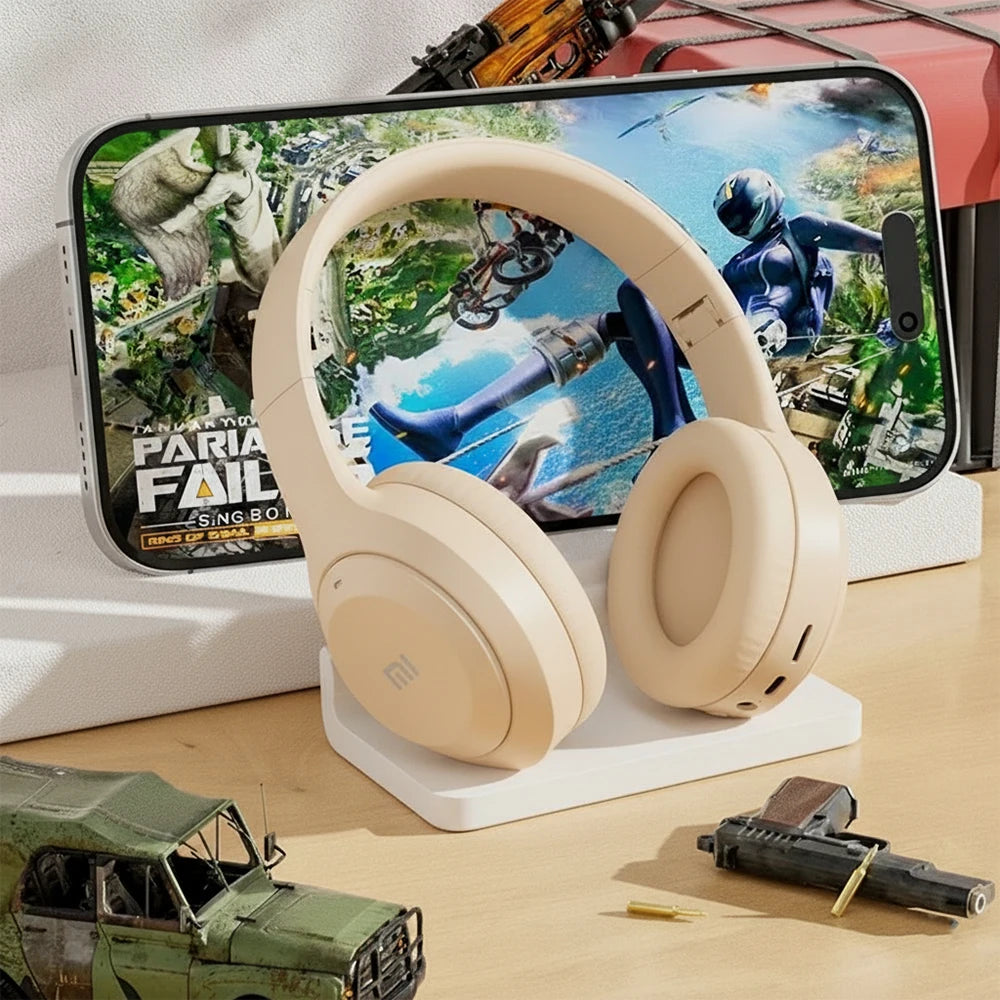 Xiaomi Wireless Bluetooth Headphones Lightweight for Sport HiFi Stereo Foldable Over Ear Headset Suitable for Samsung iPhone PC