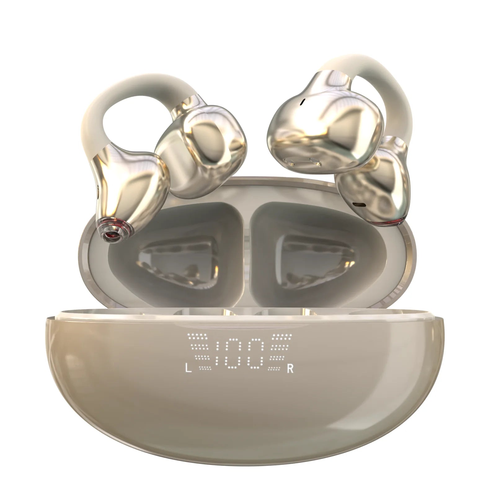 SK39 Wireless Bluetooth Earphones 6.0,Ear Clip Headphones,Sports Noise Reduction Headset Voice Call Earbuds,Adults Surprise Gift