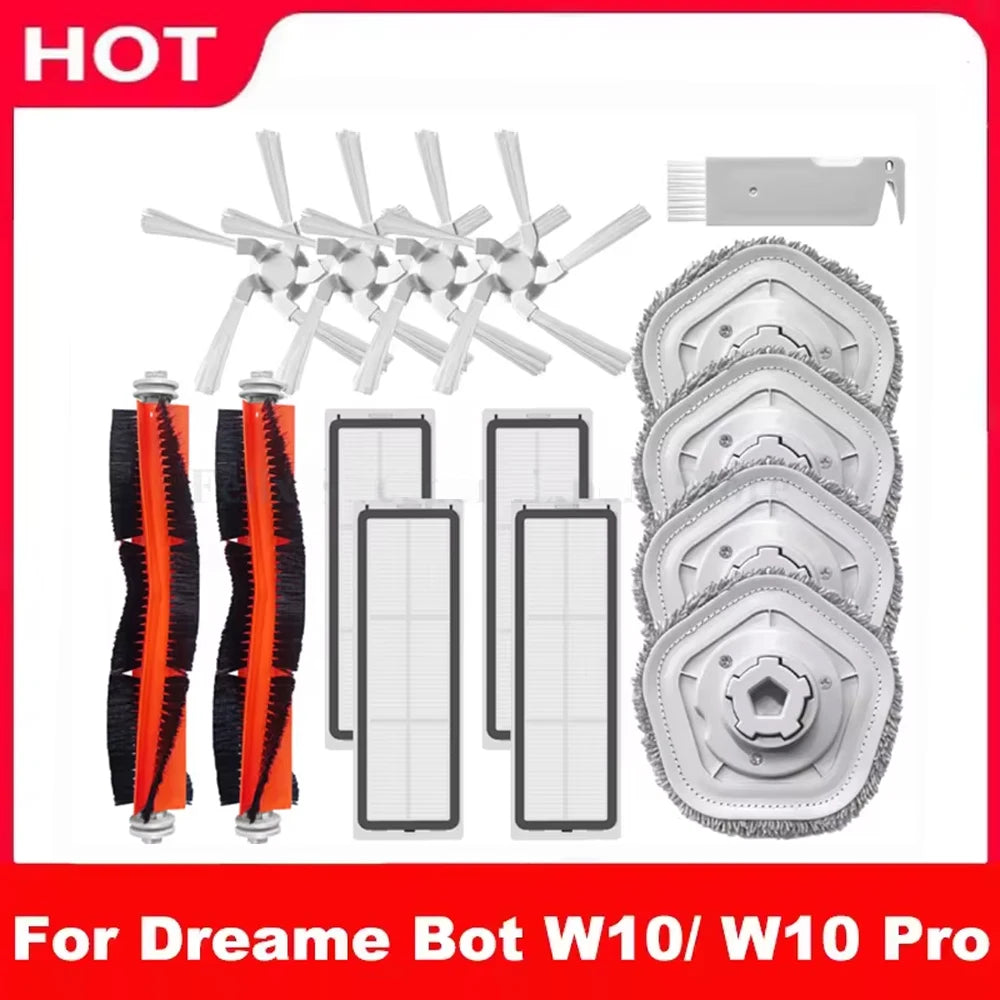 Mop Pad Dreame Bot W10 Accessories Robot Vacuum Cleaner Dreame W10 Pro Vacuum Self-Cleaning And Mop Mop Cloth Replacement parts