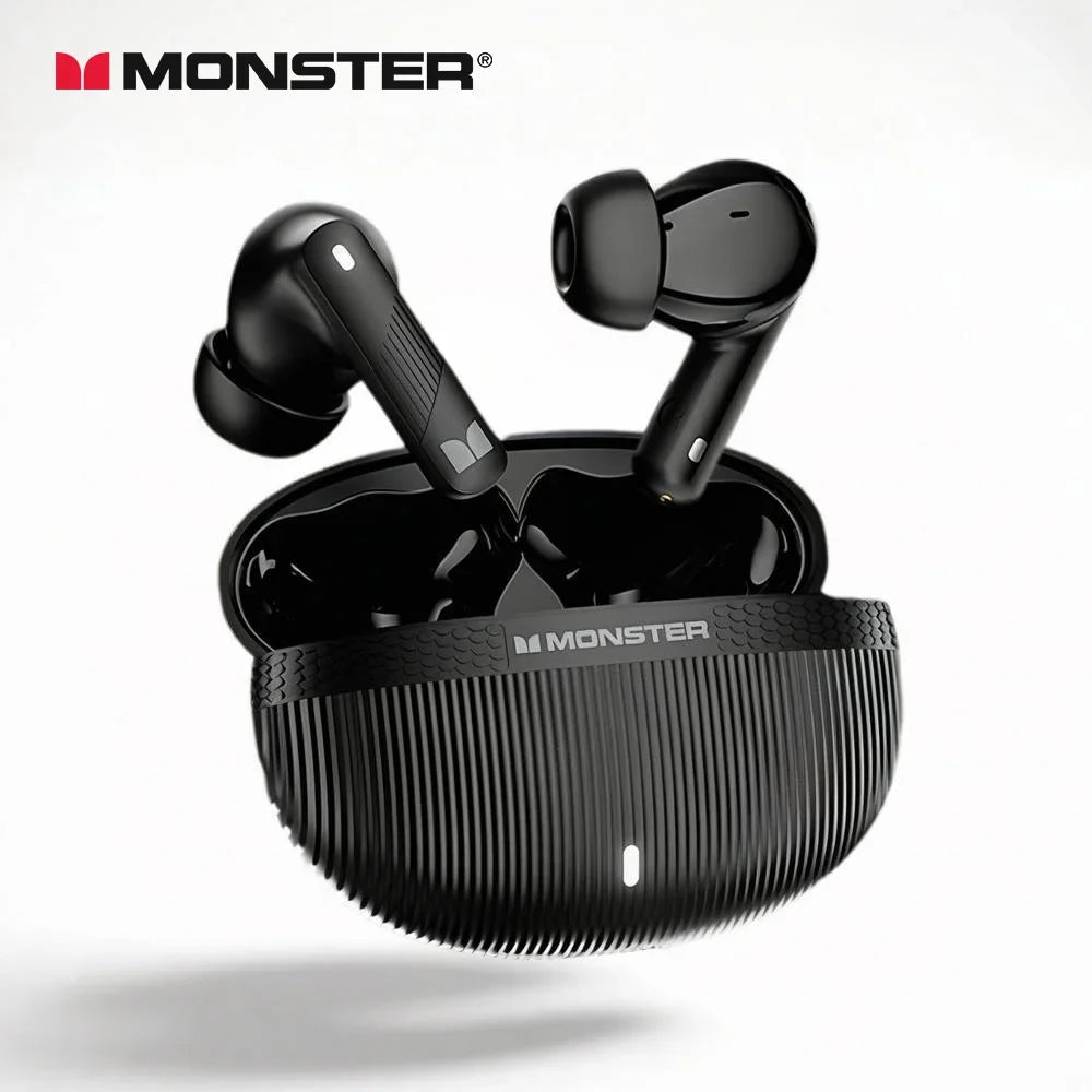 Monster GT22 Wireless Headphones Bluetooth5.3 Earphones TWS Earbuds In-Ear Stereo Sports Waterproof Headsets Built-in Mic