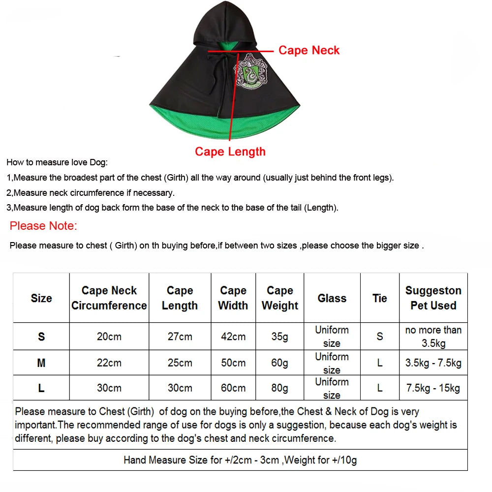 3PCS Halloween Dog Costume Cat Wizard Cape Glasses Necktie Halloween Puppy Outfit Pet Cosplay Apparel for Kitten Cat Small Dogs