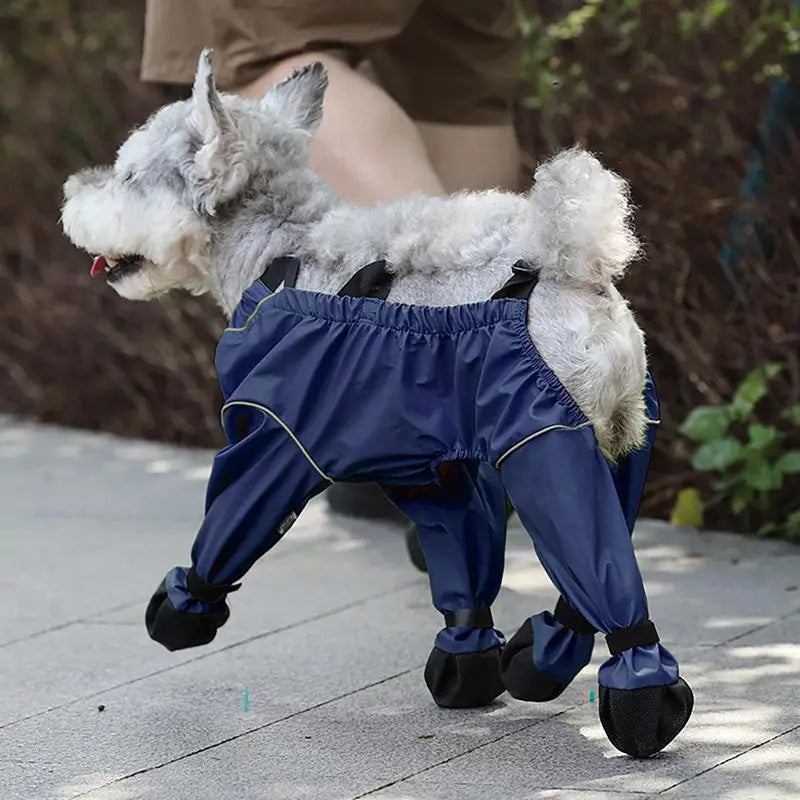 Dog Paw Boot Leggings Dog Paw Protectors Anti-Slip Boots For Small Medium Dog Pet Dog Shoes Dog Shoes Leggings Adjustable