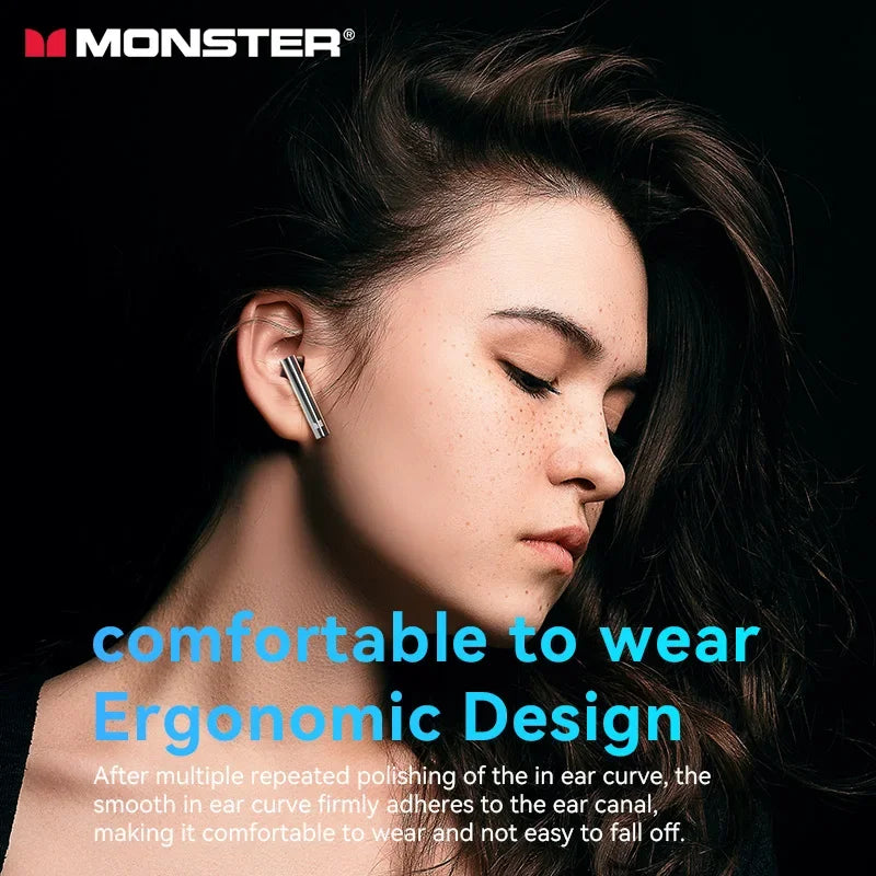 Monster GT11 TWS Wireless Headphones Bluetooth Earphones With Mic In-Ear Waterproof Earbuds Noiseless Call High Quality Headset