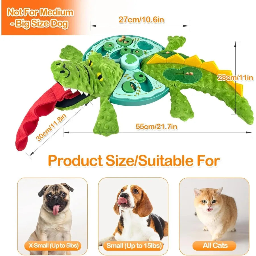 Migipaws Dog Puzzle ToySnuffle Mat for Dog Cat Enrichment Toys Pets Slow Feeders for Mental Training Plush Puzzle and Recording