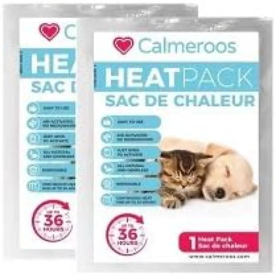 Cat Heartbeat Toys - Calming Separation Anxiety Relief Toys for Kittens - Heartbeat Simulator in a Soft Comforting Pillow Pet P