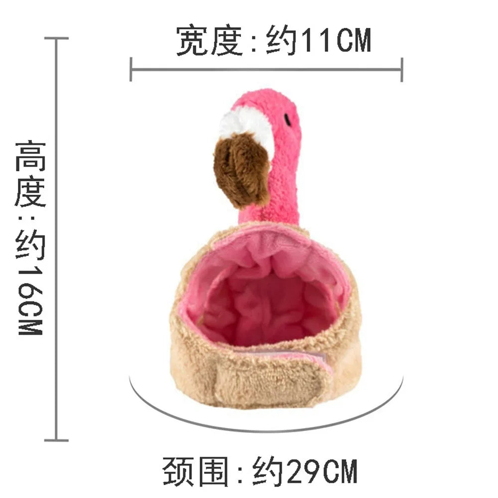 Pet Head Adorable Cat & Dog Beanie Cute & Soft Fleece Kitten Hat Puppy Headwear for Halloween and Christmas Pet Cap Accessories