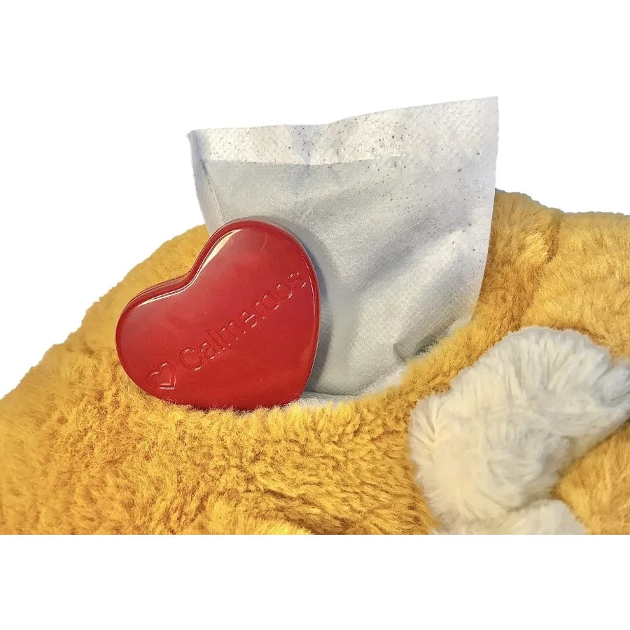 Cat Heartbeat Toys - Calming Separation Anxiety Relief Toys for Kittens - Heartbeat Simulator in a Soft Comforting Pillow Pet P