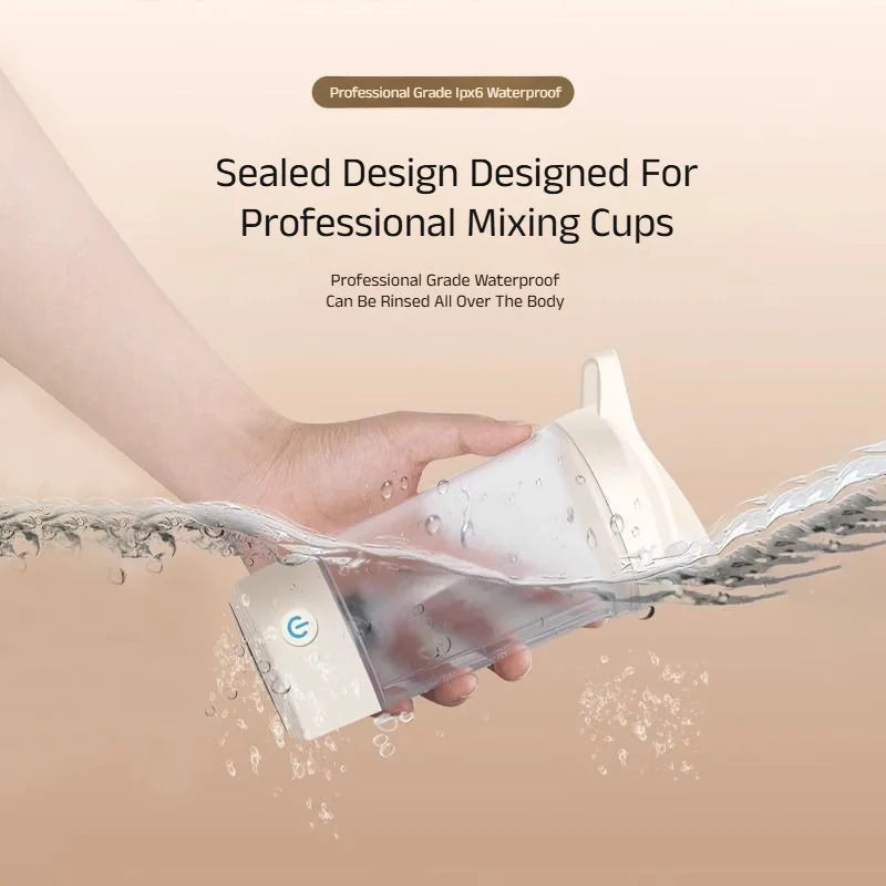 Portable Electric Fitness Protein Shake Coffee Cup Fully Charged Leisure Stirring Mug Home Goods