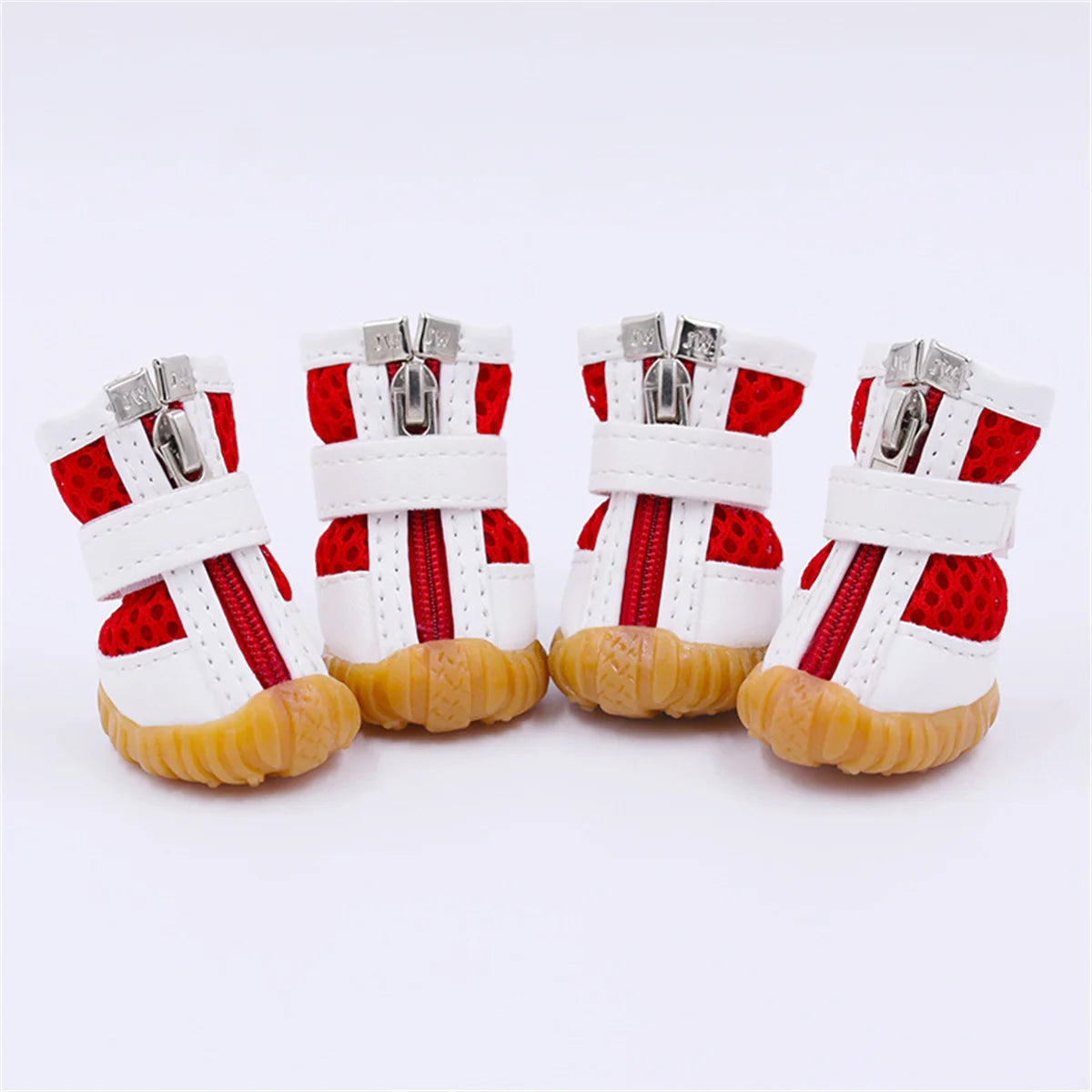 Breathable Mesh Summer Pet Shoes Small Dog Non Slip Soft Sole 3 Colour Dog Boots Breathable Outdoor Walking Leisure Pets Cat Sne