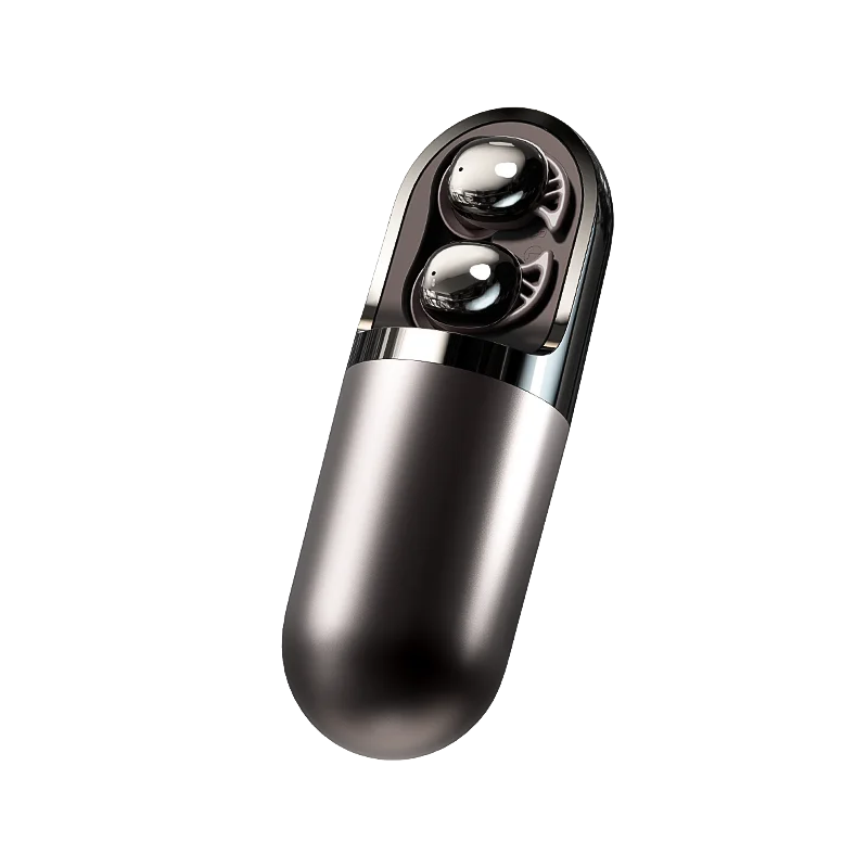 S13 Vibration Roller Earphones Bluetooth Touch Control in-Ear Earbuds Mini Skin Friendly Massage Vibration Wireless Headphones