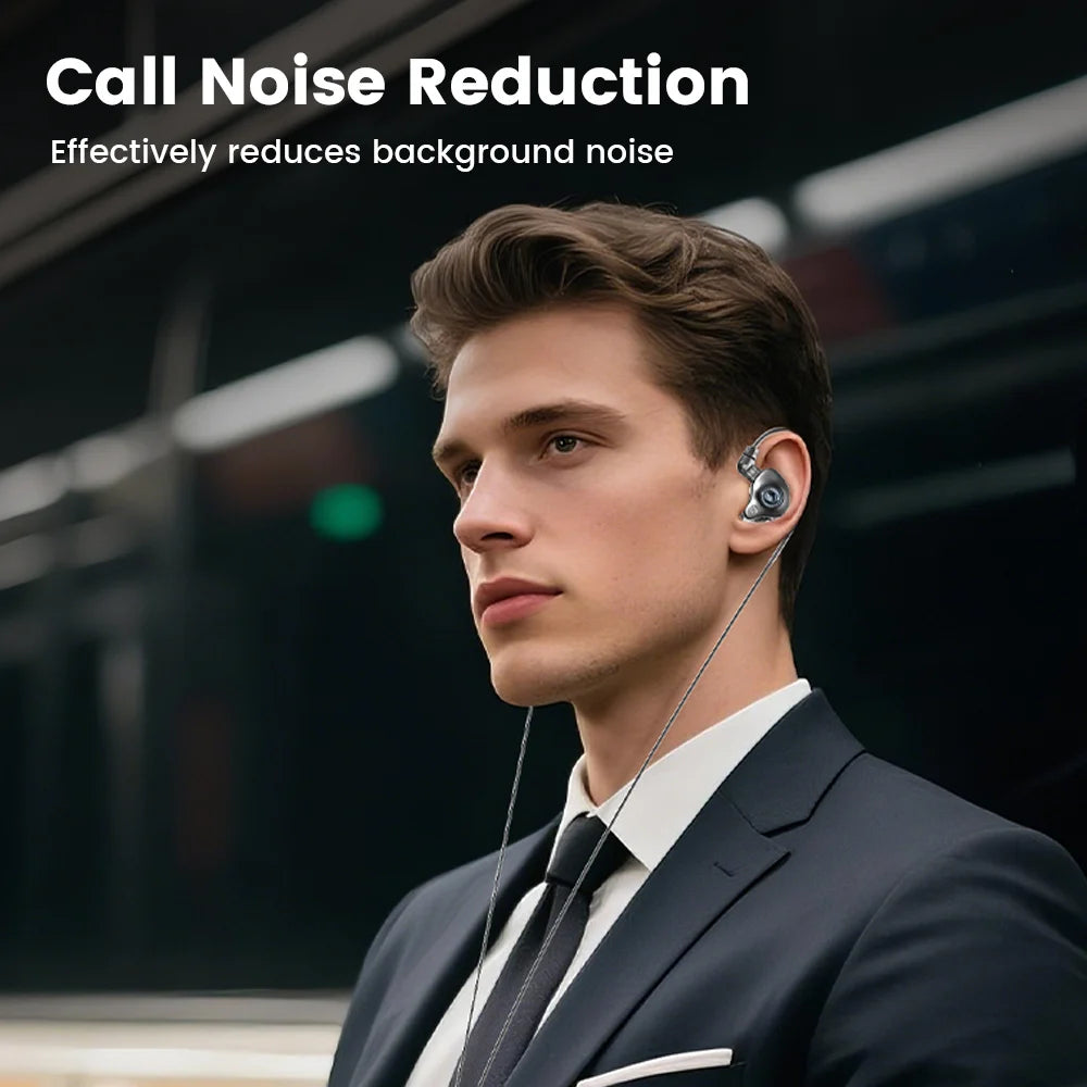 Toocki TE26 Dynamic Wired Earphones HiFi Stereo Bass Noise Cancelling Earbuds Sport Headphones Detachable Cable Gaming Headset