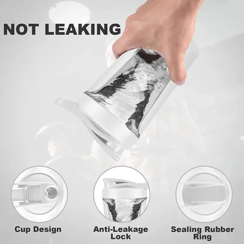 2026New 450ml Blenders Cup Electric Mixing Cup Portable Protein Powder Shaker Bottle Mixer For Travel Home Office Kitchen Tools