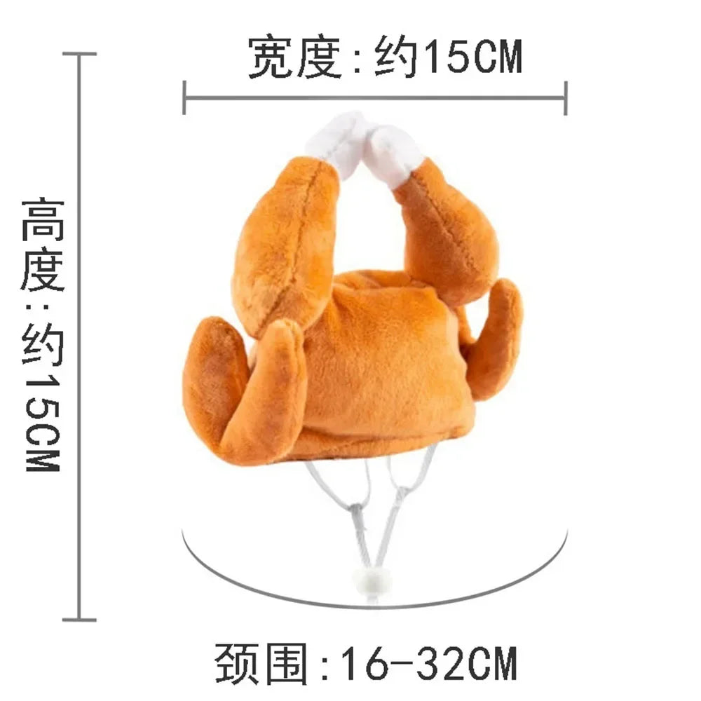 Pet Head Adorable Cat & Dog Beanie Cute & Soft Fleece Kitten Hat Puppy Headwear for Halloween and Christmas Pet Cap Accessories