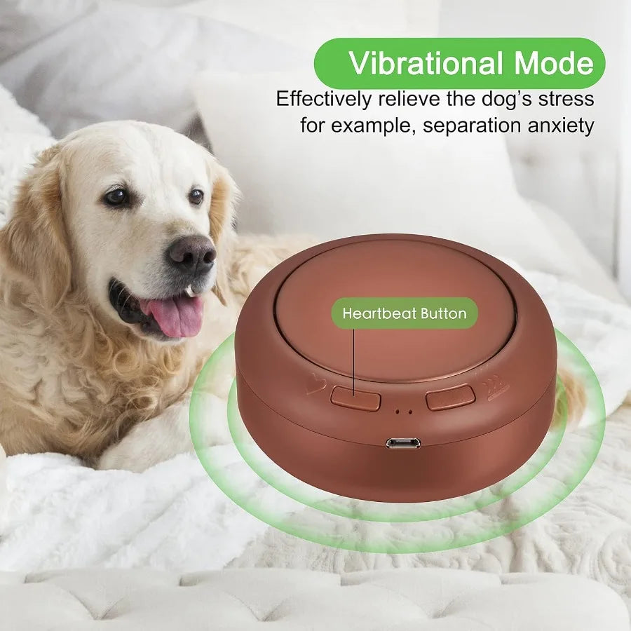 Heartbeat Toy Warm Heat Heartbeat Stuffed Animal for Dog Anxiety Relief Toy Dog Calming Toy for Puppy Behavioral Aid Training S