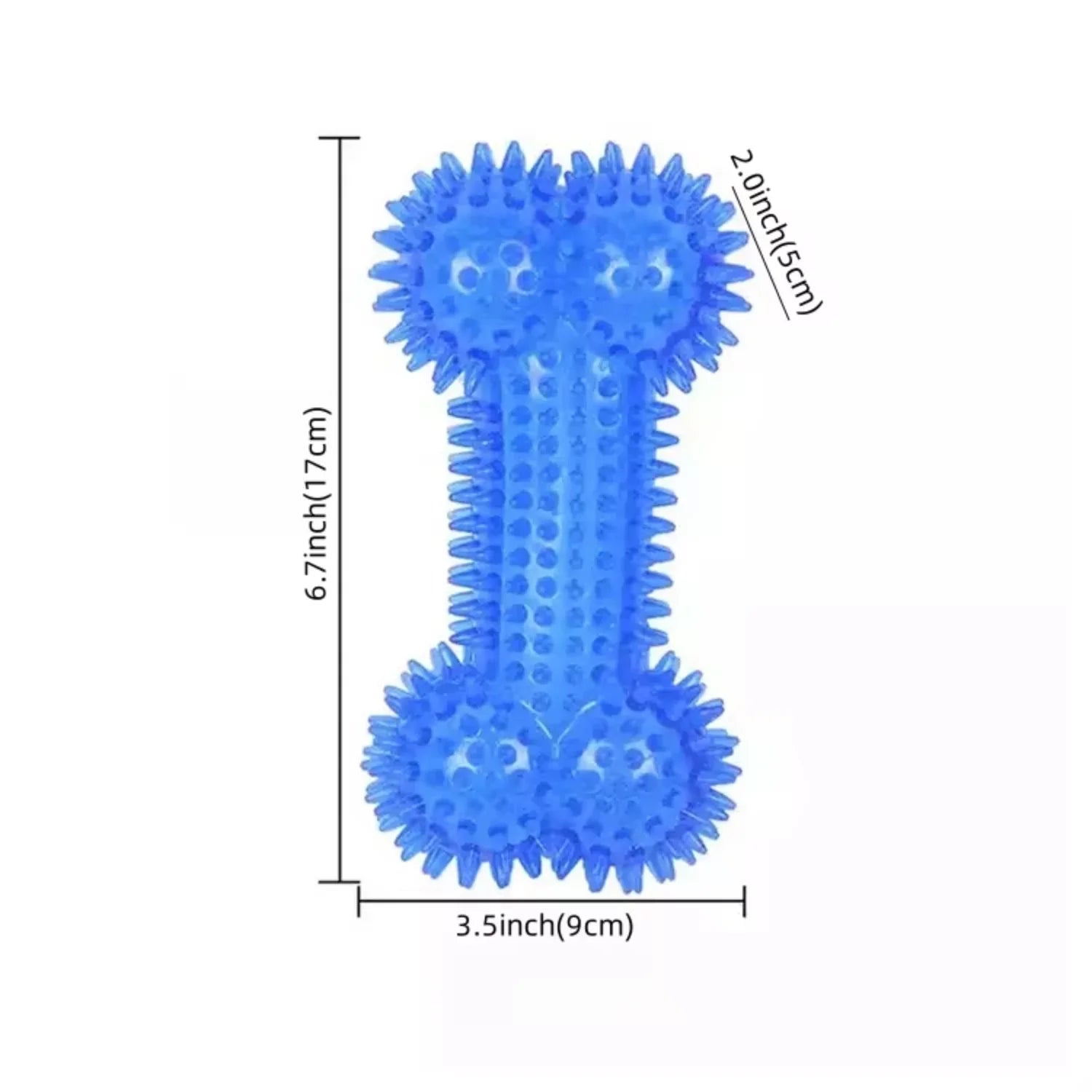 Amaz  Seller TPR Squeaky Spike Bone Dog Toy for Pet